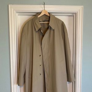 London Fog Tan Trench Coat Jacket